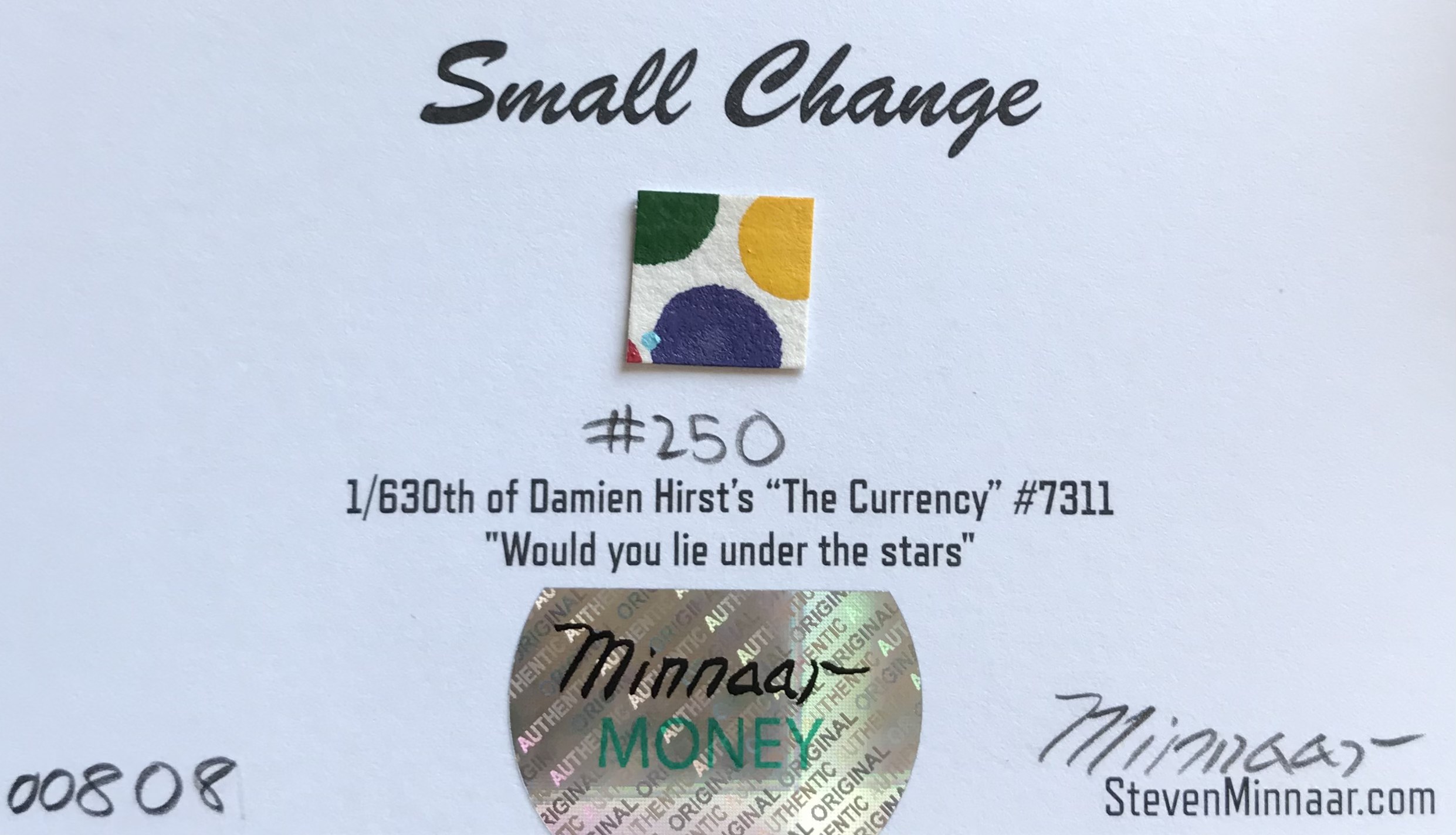 Minnaar Money – 00808