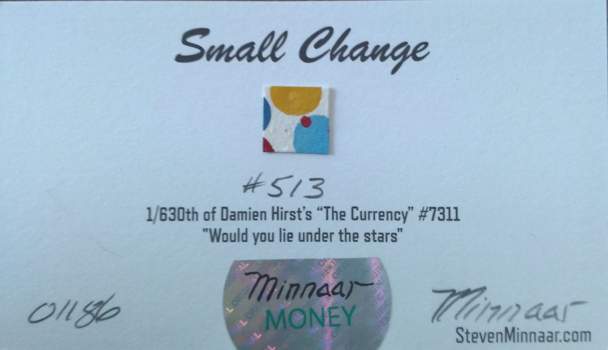 Minnaar Money – 01186